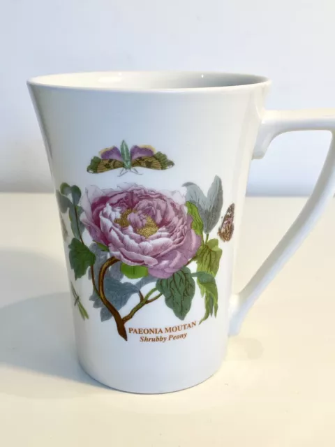 Portmeirion Botanic Garden Mug - shrubby peony AS NEW 4.5" 11cm Made In Britain