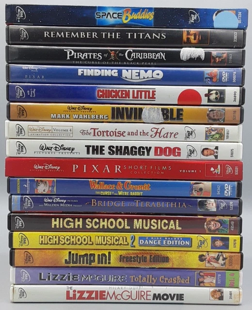 LOT DVD KIDS Children Movies Shows Disney Pixar Dreamworks High School