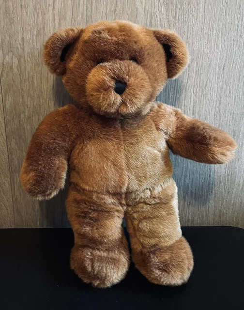 BUILD A BEAR Vintage 15" Brown Teddy Bear Classic Stuffed Animal Plush