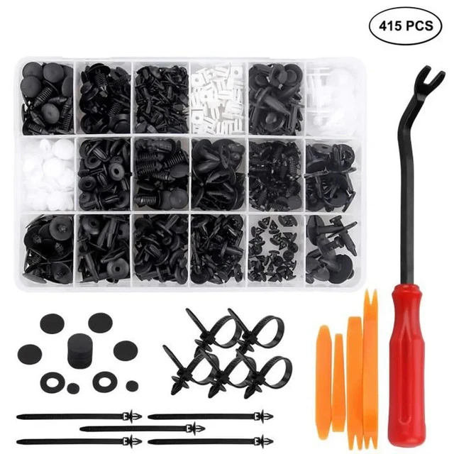 Clips De Fixation YAJ Lot De 500 Rivets De Fixation De Pare-chocs En Plastique Pour Portes De Voiture Clips De Fixation Voiture