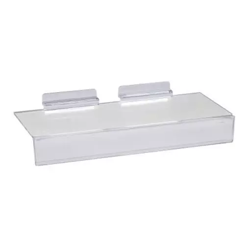 Econoco JM4SL - ST Injection Molded Styrene Shoe Shelf With 1 H in. Sign Slot