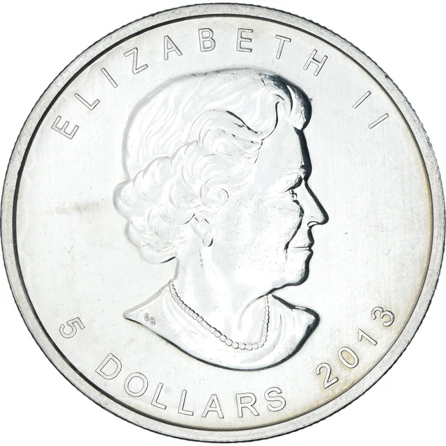 [#1174195] Coin, Canada, Maple Leaf, 5 dollars, 1 oz, 2013, MS, Sil, ver