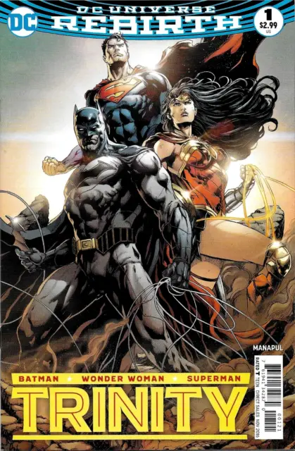 Trinity #1  Jason Fabok Variant  Dc Universe Rebirth  Nov 2016  Nm  1St Print