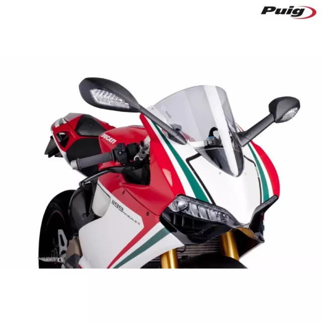 PUIG 5990W CUPOLINO RACING TRASPARENTE per Ducati 1199 PANIGALE S 2012-2014