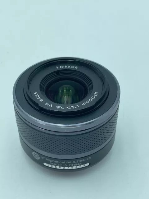 Nikon 1 Nikkor VR 10-30mm f3.5-5.6 PD Power Zoom Objektiv Schwarz