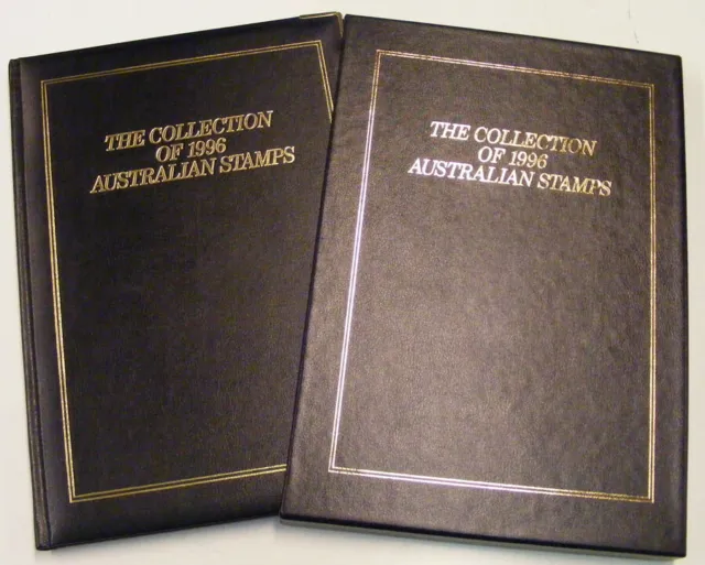 Australia Post 1996 Leather Year Album collection PO Cost $87.95 Retail $150 MUH