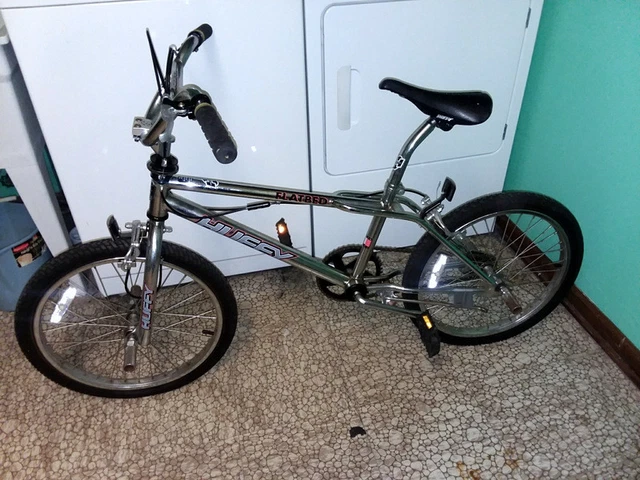 RARE VINTAGE 1997 Huffy Flatbed Racing BMX Bike, Original, Chrome