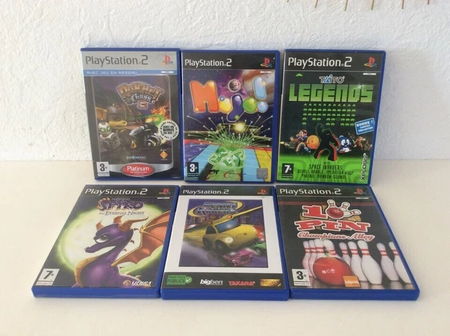 Lot De 8 Jeux PS2 Dont Need For Speed - État Correct, Jeux De Voiture