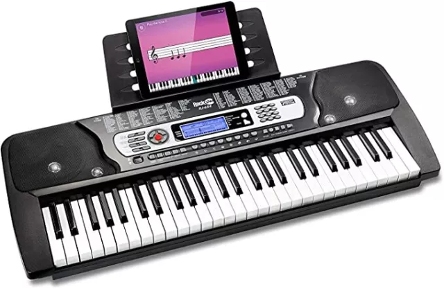 Piano portable 54 key digital keyboard with music stand, interactive ÖZEN SAAT