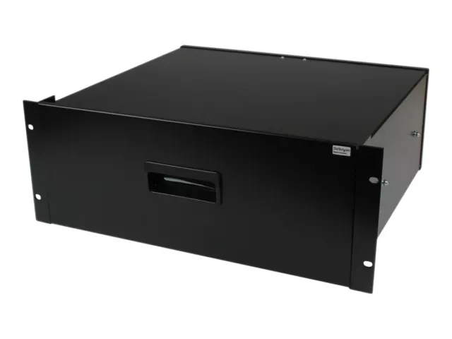 StarTech.com 4U Black Steel Storage Drawer for 19in Racks and 4UDRAWER