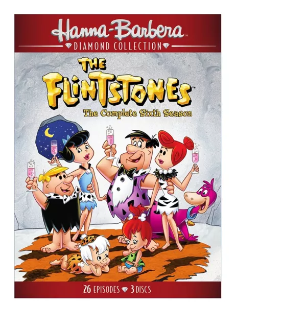 The Flintstones ~ Complete 6th Sixth Season 6 Six ~ BRAND NEW 3-DISC DVD SET