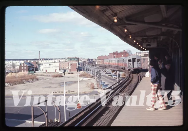 Original Slide Mbta Boston Subway Transit 1974 Thompson Square