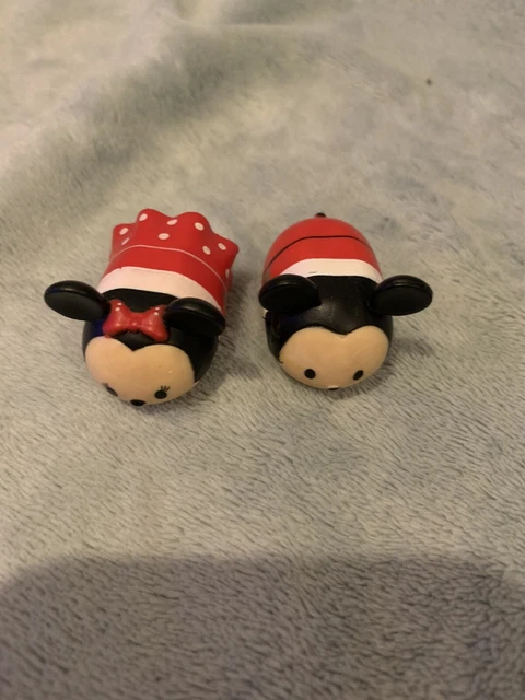 Disney Tsum Tsum Bundle Xmas Mickey Mouse Minnie Mouse Donald Goofy Chip Plastic 4