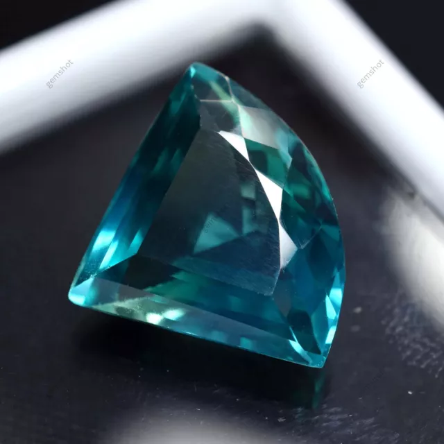 Natural Fancy Cut CERTIFIED Montana Bluish Green Sapphire 9.00 Ct Loose Gemstone