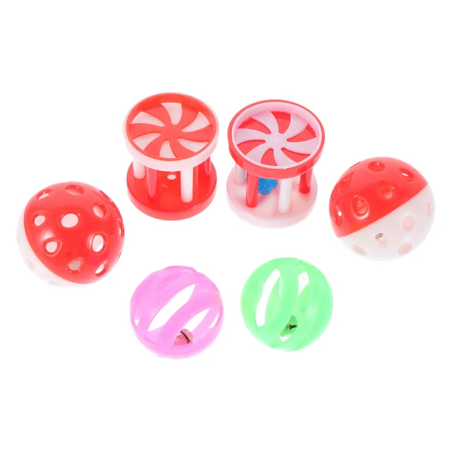 2 Sets Vogel Roller Rasseln Spielzeug Pet Vogel Biss Spielzeug