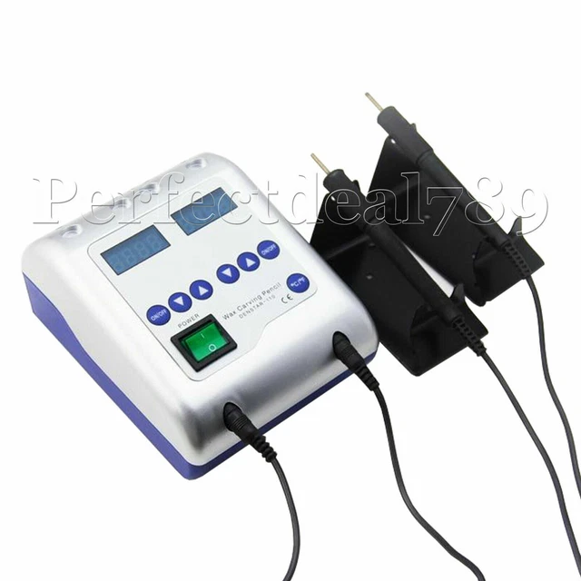 Dental Lab Electric Wax Knife Waxer Carving Tny Wax Knife 6 Wax Tips +2 Pens SJK