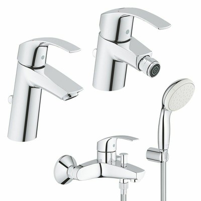 GROHE COPPIA MISCELATORE LAVABO BIDET GROHE EUROSMART 33161001 FINITURA CROMO 