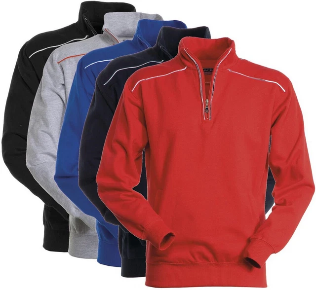 Felpa Zip Corta Payper Vancouver Maglia In Cotone Uomo