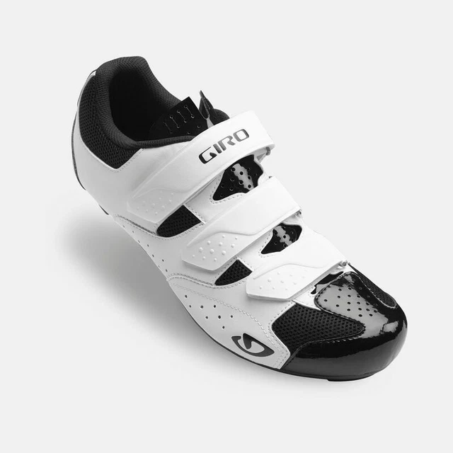 Giro Techne SPD Straßenschuhe - weiß/schwarz Gr. 43