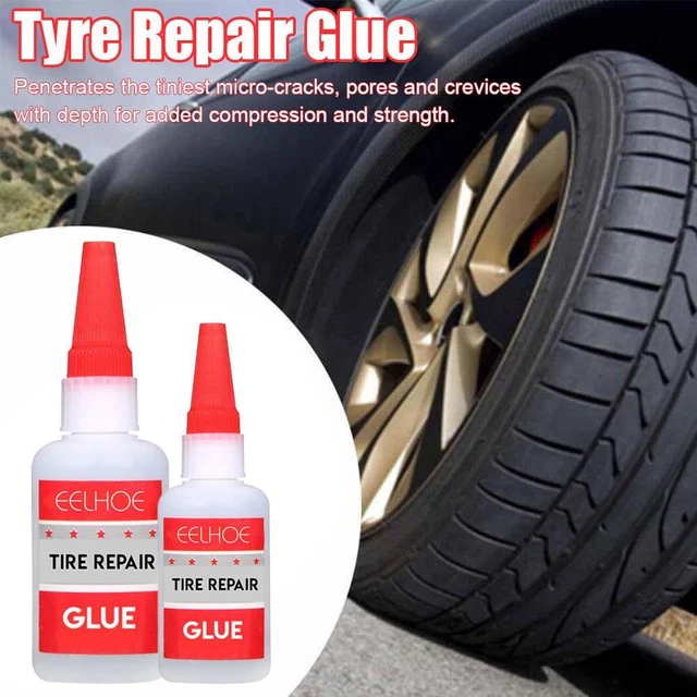 Strong Rubber Adhesive Tire Puncture Repair Glue Sealer Super Caulk Vehicle J2Y2