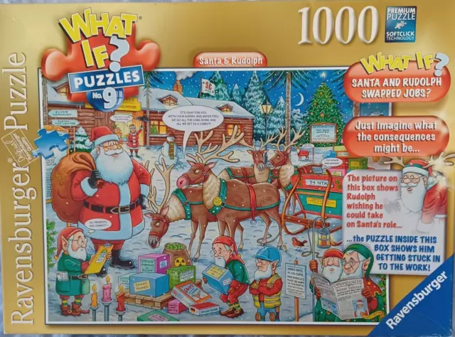 Ravensburger - 1000 piece - What If? No9 Santa and Rudolph - jigsaw puzzle