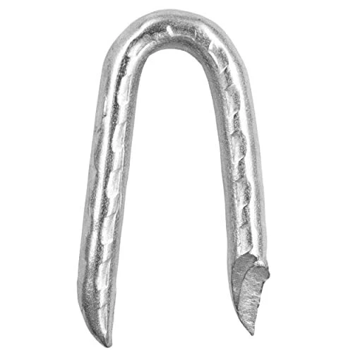 280 Graffette Per Recinzione - Acciaio Zincato, 25 Mm, Per Rete Metallica E Legno