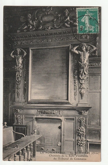 ALENCON - Orne - CPA 61 - la Cheminée du tribunal de Commerce