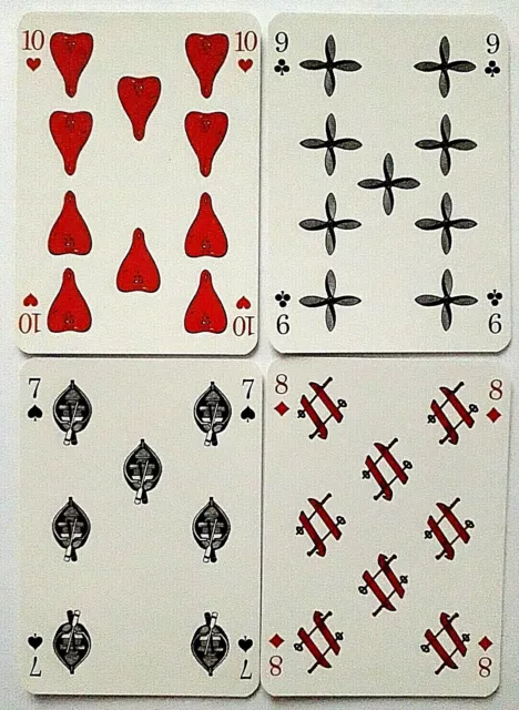 Vintage Grimaud Playing Cards Transport Non Standard 52 & 2J 1984 Uk Freepost