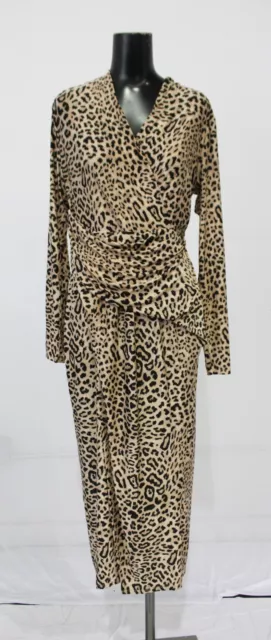 Rachel Rachel Roy Women's Bret Printed Jersey Dress NC3 Leopard Size XL NWT