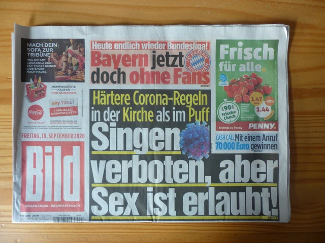 BILDZEITUNG 17.08.2021 (EIN Geschenk für Geburtstage,Hochzeiten