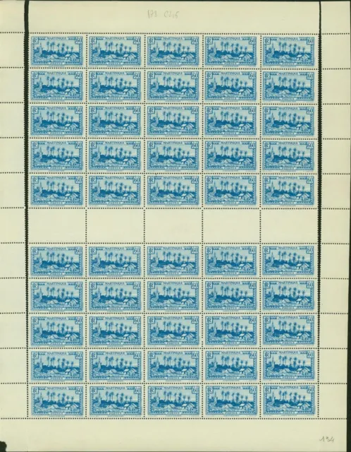French Martinique 1939-MNH stamps. Yvert Nr.: 178. Sheet of 50...(EB) AR1-01198
