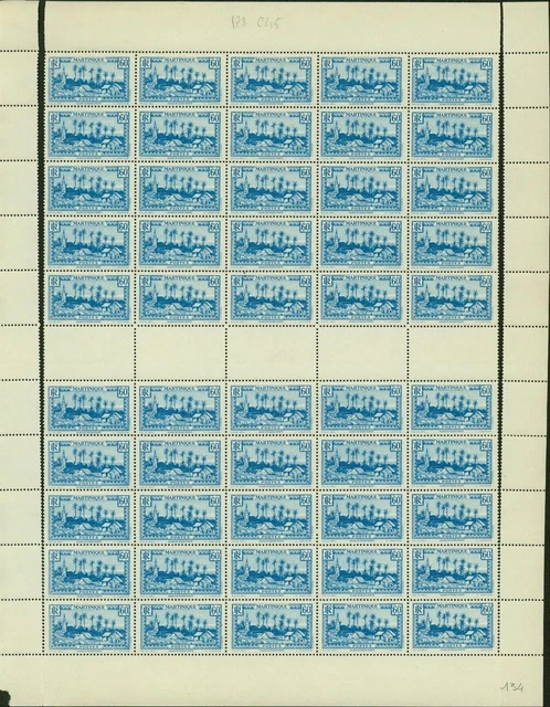 French Martinique 1939-MNH stamps. Yvert Nr.: 178. Sheet of 50...(EB) AR1-01198