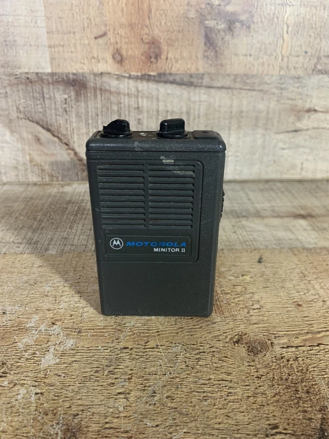 Vtg. Motorola Minitor II Pager Untested