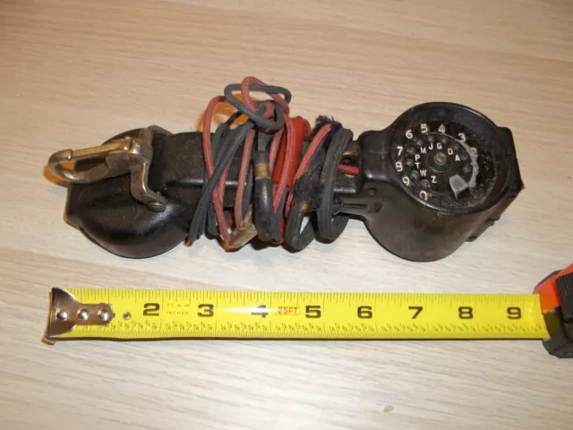 Vintage BELL SYSTEM WESTERN ELECTRIC Lineman's Rotary Line Tester Handset