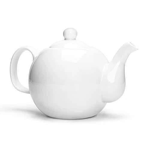 KitchenTour English Porcelain Tea pots -27oz for blooming&loose leaf Fine Ser...