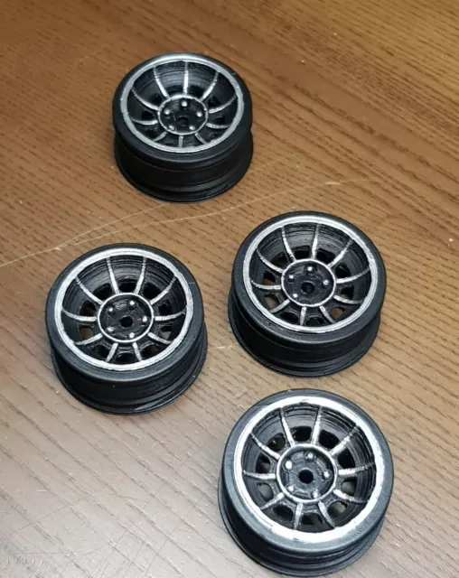 General Lee Wheels 52 mm X 24mm RC 4pcs Dukes Of Hazzard 1:10 Scale Tamiya