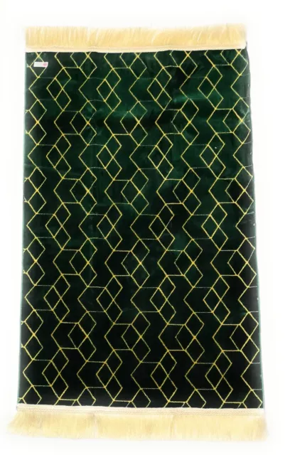 Beautiful islamic Prayer Mat.janamaz.musalla.soft High Quality. 760 +grm