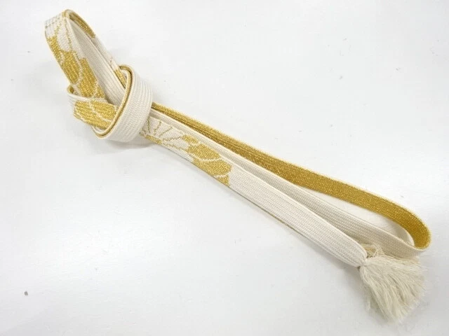6141257: Japanese Kimono / Vintage Hand-Tied Obijime Cord