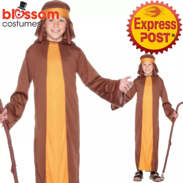 CK1075 Shepherd Boys Costume Nativity Religious Bible Story Christmas Easter