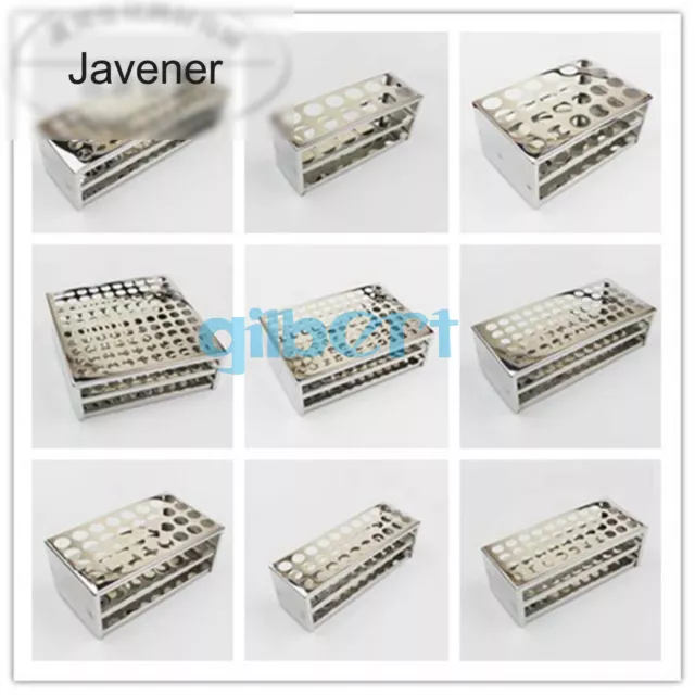 13.5-30mm Diam x 12-120 Holes Stainless Test Tube Rack Holder Science Lab Stroge