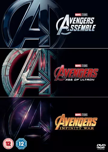 Avengers: 3-movie Collection DVD (2018) Robert Downey Jr, Whedon (DIR) cert 12