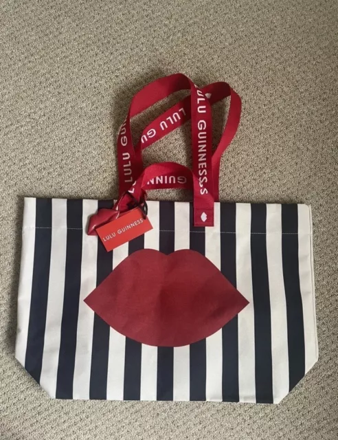 Lulu Guinness Beach Tote Bag Waitrose Limited Edition BNWT- Fast Delivery 🚚