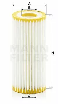 HU6013Z Filtro olio (MANN FILTER).