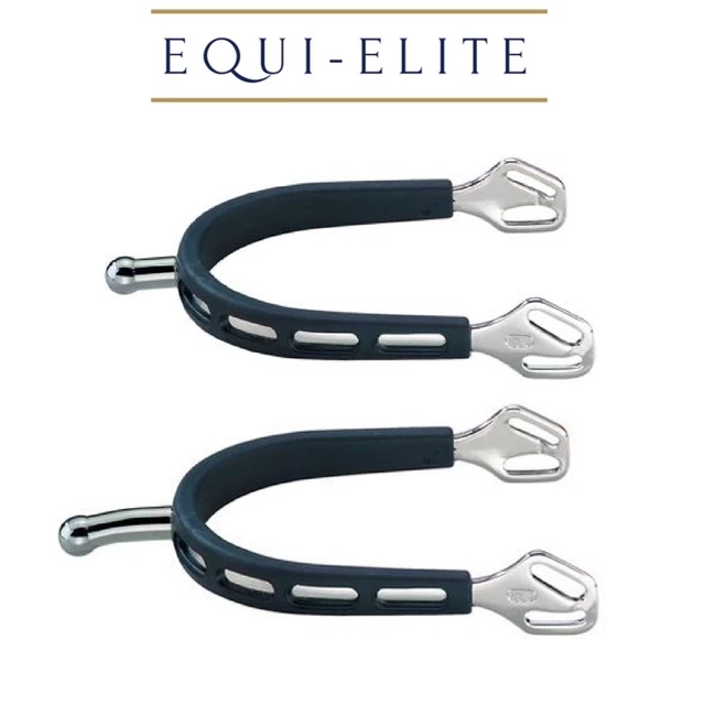 Espuelas Sprenger Ultra Fit Extra Grip en negro y 15mm de largo