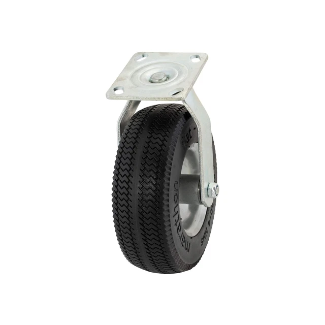 Marathon 8" Swivel Caster with Flat Free Tire