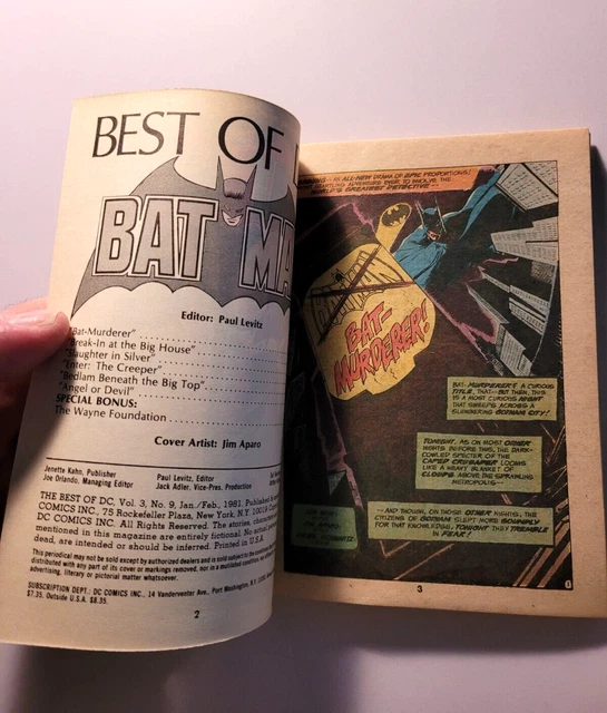 BEST OF DC - Blue Ribbon Digest Issues 7 to 12  [DC  1980 + 1981]   Nice Books 10