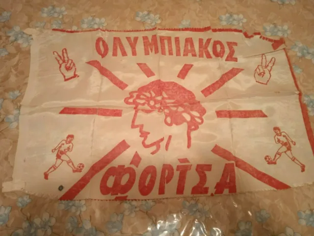 ***Olympiakos Alte Flagge+Riesige Poster 1994***