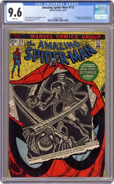 Amazing Spider-Man #113 CGC 9.6 1972 4042974011