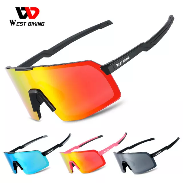 WEST BIKING Polarized Cycling Glasses UV400 Sunglasses Outdoor Sports Goggles