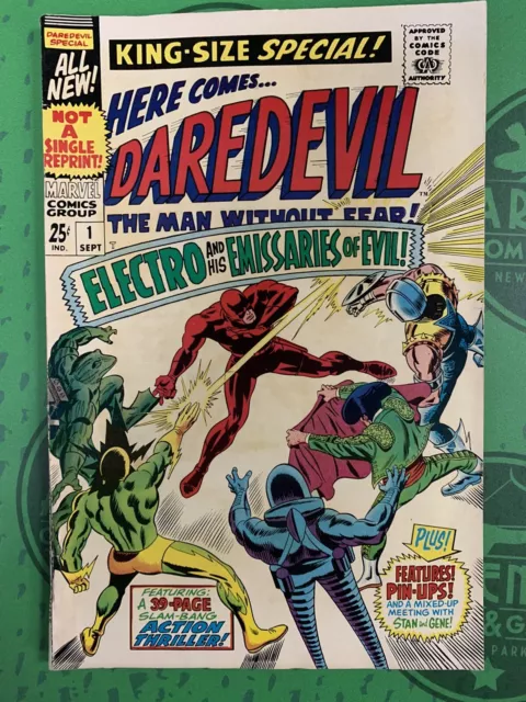 Daredevil Annual #1 Vol. 1 1967 Marvel Comics Stan Lee 1st Emissaries Of Evil